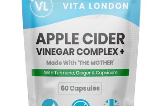 Apple Cider Vinegar Capsules 1500mg + Turmeric, Ginger & Capsicum + The Mother