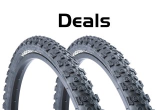 Vandorm Storm 24″ x 1.95″ or 2.10″ MTB Bike Tyre Pairs & Inner Tube DEAL OPTIONS