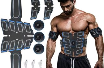 Rechargeable EMS Abdominal Muscle Stimulator ABS Trainer Toner Fitness Belt