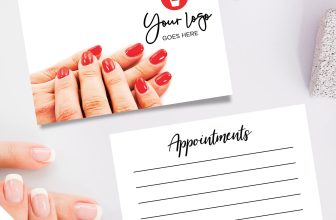 Custom Appointment Card Printing | Nail Artist Beauty Therapist Business 04