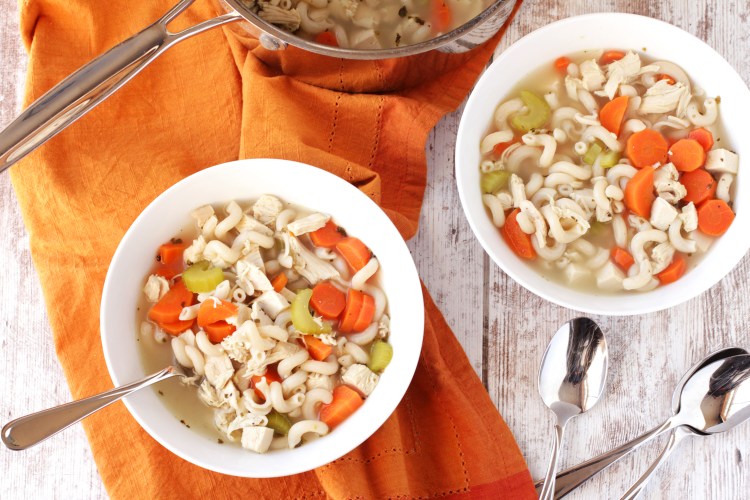 Low FODMAP Chicken Noodle Soup