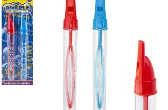 Wizz Toys Flute Topped Bubble Wands 40ml 2 Pack