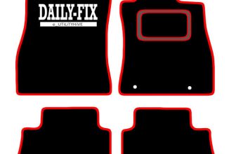 CAR FLOOR MATS FOR NISSAN JUKE 2010 TO 2019 ALL WEATHER TAILORED BLACK CARPET