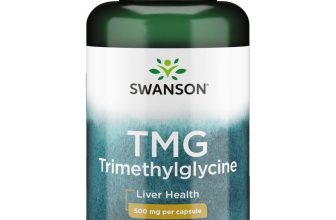 Swanson TMG Trimethylglycine 500 mg 90 Capsules, Liver Health, Detoxification