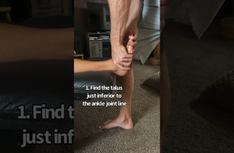 Ankle Joint Mobilization (Posterior Talar Glide) #anklepain #physicaltherapy