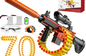 VATOS Automatic Toy Gun | Shell Throwing | 24-Dart Clip | Kids Shooting Game (6+