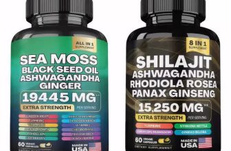 Power Booster bundle 2in1 Shilajit Lions Mane & Sea Moss, NAD+, Best Collagen
