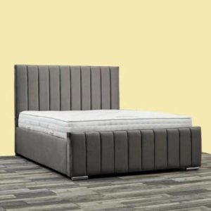 !!!Panel Plush Velvet Upholstered Bed Frame In all sizes and Colours .