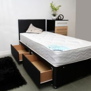 Special Size Divan Bed 2ft6 x 5ft9, 3ftx 5ft9 Short Storage Deep Quilt Mattress!