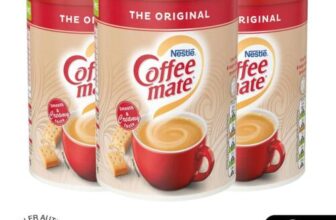 Nestle The Original Coffee-Mate Coffee Whitener Tin for Smooth & Creamy, 3x550g