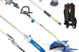 Petrol Garden Multi Tool 52cc 5 in 1 Chainsaw, Strimmer, Hedge Trimmer Hyundai