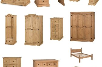 Corona Solid Pine Bedroom Furniture Bed Bedside Chest Drawers Wardrobes Desk