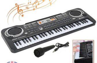 61 Key Electric Digital Piano Musical Beginner Electronic Keyboard Instrument UK