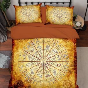 3D Astrological 688 Bed Pillowcases Quilt Duvet Cover Set Single King UK Lemon
