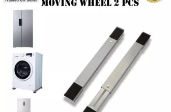 Pack of 2 Heavy Duty Washing Machine Tumble Dryer Appliance Rollers Trolley