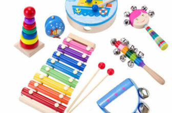 7 Pcs/Set Wooden Kids Musical Instruments Toys Child Baby Toddlers Percussion