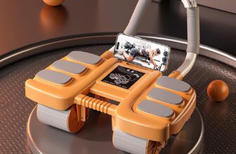 Healthy Belly Wheel with 6 Elbow Support Ab Roller Wheel Abdominal Fitness Wheel