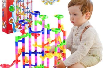 Marble Run Race Games DIY Construction Building Blocks Toy Educational Learning