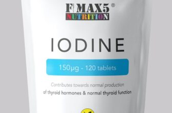 Iodine 150mcg – 120 Tablets – Support Thyroid Health & Slimming Aid