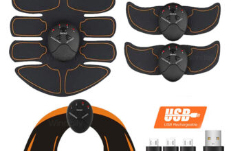 Hips EMS Muscle Stimulator Trainer Fitness Abdominal Training Massager Device UK