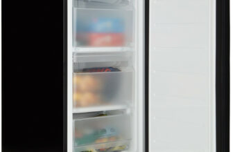 Cookology Under Counter Freezer 48cm Freestanding 60L Low Noise – Black UCFZ60BK