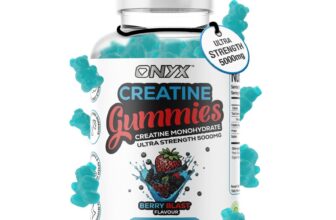 Creatine Gummies 5000MG Natural Halal Muscle & Fitness Booster Vegan.