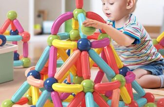 Magnetic Building Blocks Magnetic Tiles for Kids, Educational Construction Toys