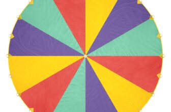 20Ft Rainbow Parachute Play Outdoor Game Group Exercise Outdoor Fun Sports Kids