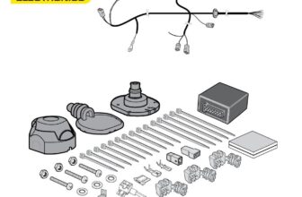 ECS 7 Pin Car Towbar Electrics Wiring For Ssangyong Musso Grand Pickup 2022-On