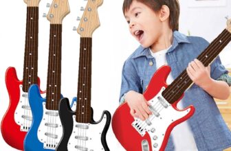 24″ Kids Electric Guitar Musical Instrument Toy Xmas Gift