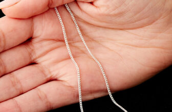 9ct White Gold Diamond Cut Curb Jewellery Chain 16-20″ Necklace