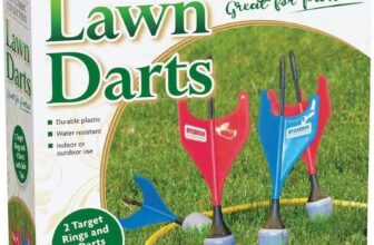 Giant Garden Game Lawn Darts Game Outdoor Summer Beach Kids Family Fun Activity