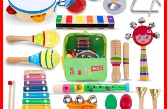 Rainbow Musical Instruments Set: 26 Fun Educational Toys for Toddlers 1-3 Years