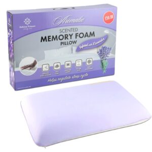 Scented Memory Foam Pillow Breathable Cooling Hypoallergenic Ergonomic Support