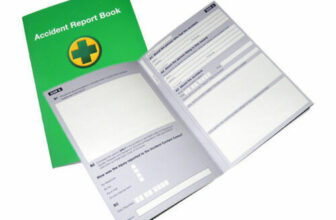 Accident Report Book – First Aid Injury Record School/Office – HSE Compliant