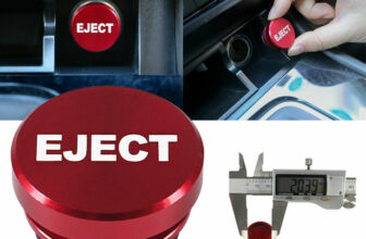 Red EJECT Button Car Parts Cigarette Lighter Cover Vehicle Interior Accessories