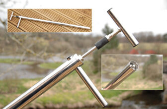 STAINLESS STEEL SEA FISHING  BAIT PUMP LUGWORM RAGWORM 22mm/28mm or 50mm dia.