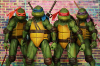 Ninja Turtles 1990 Movie 7″ NECA TMNT Teenage Movable Toys Mutant Action Figure