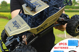 Gold 1:12 RC Cars Large Remote Control Monster Truck 4WD Off-Road Kids Toy Xmas