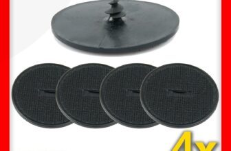 4X CAR HOOK LOOP CARPET FIXINGS FLOOR MAT CLIPS SCREW STICK FOR BMW / MINI