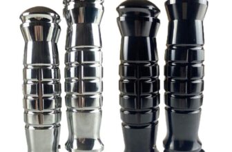 Ergonomic Handlebar Grips For Motorcycles, Bike Improved Aesthetics & Handling