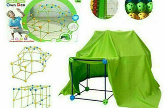 174Pcs Build Your Own Den Set Kit Children DIY Tent DIY Play House Kids Tents —