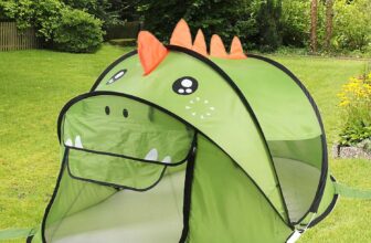Pop-Up Tent Kids Dinosaur Discovery Play Tent Dinosaur Playhouse Indoor Outdoor