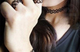 Fashion Tattoo Choker  Necklace Bracelet Ring Anklet Retro Henna  UK Seller