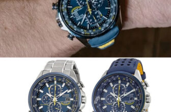 NEW Luxury CITIZEN Blue Angels Eco-Drive Watch – Men’s World Chronograph