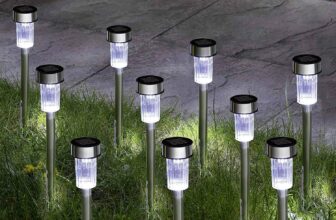Solar Lights Outdoor Garden Solar Stake lights Patio Pathway Lighting 10 Pieces