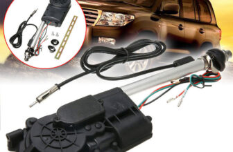 Car Electric Automatic Booster Power Antenna FM Radio Mast Aerial Universal UK