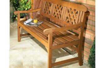 3 Seater Garden Bench Hardwood
