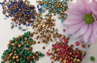 Vintage Rhinestones jewellery jewelery repair Brooch Craft 5 colours 300 Pack