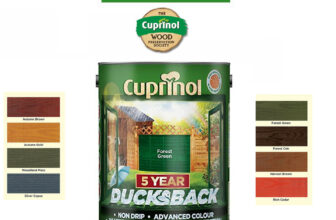 Cuprinol 5 Year Ducksback Garden Shed & Fence Paint 5L All Colours Available